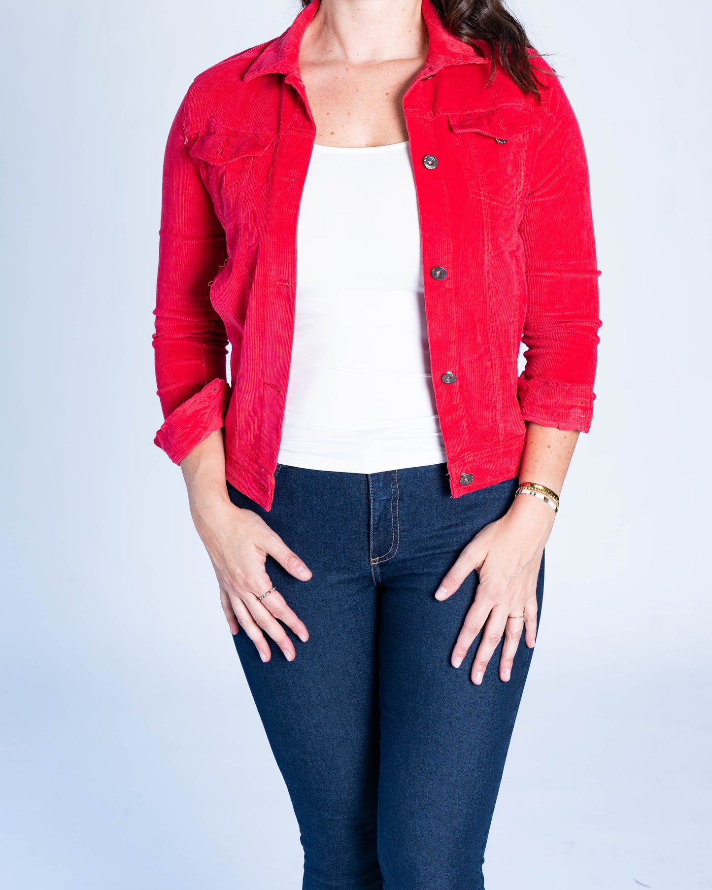 Chaqueta Cotele Roja