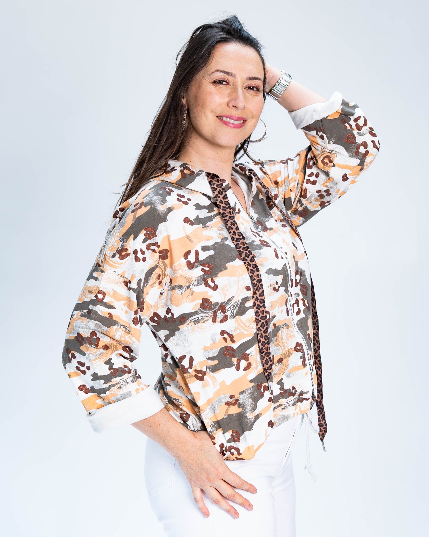 Polerón Nati Print Narnajo