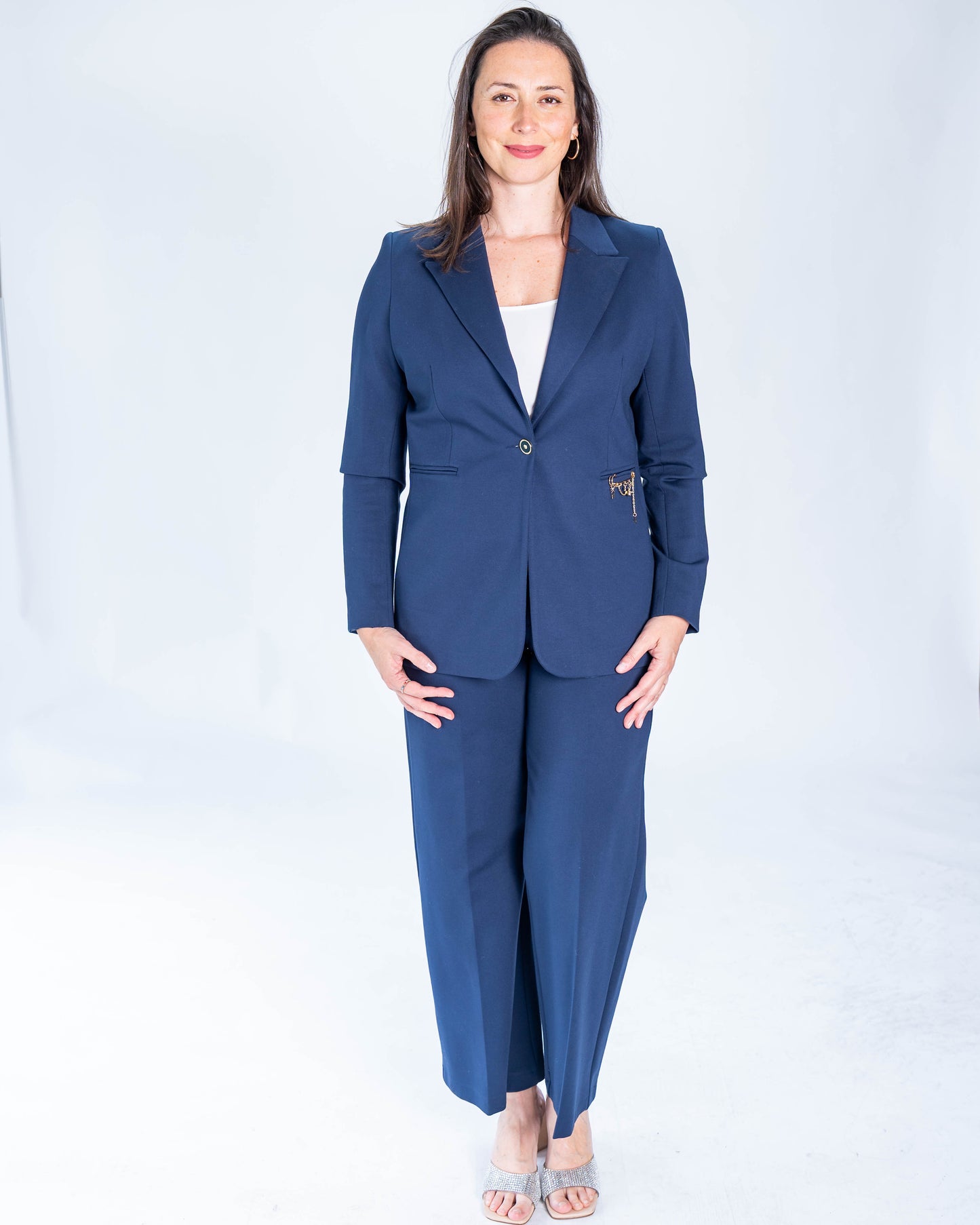 Blazer Velvet Azul Marino
