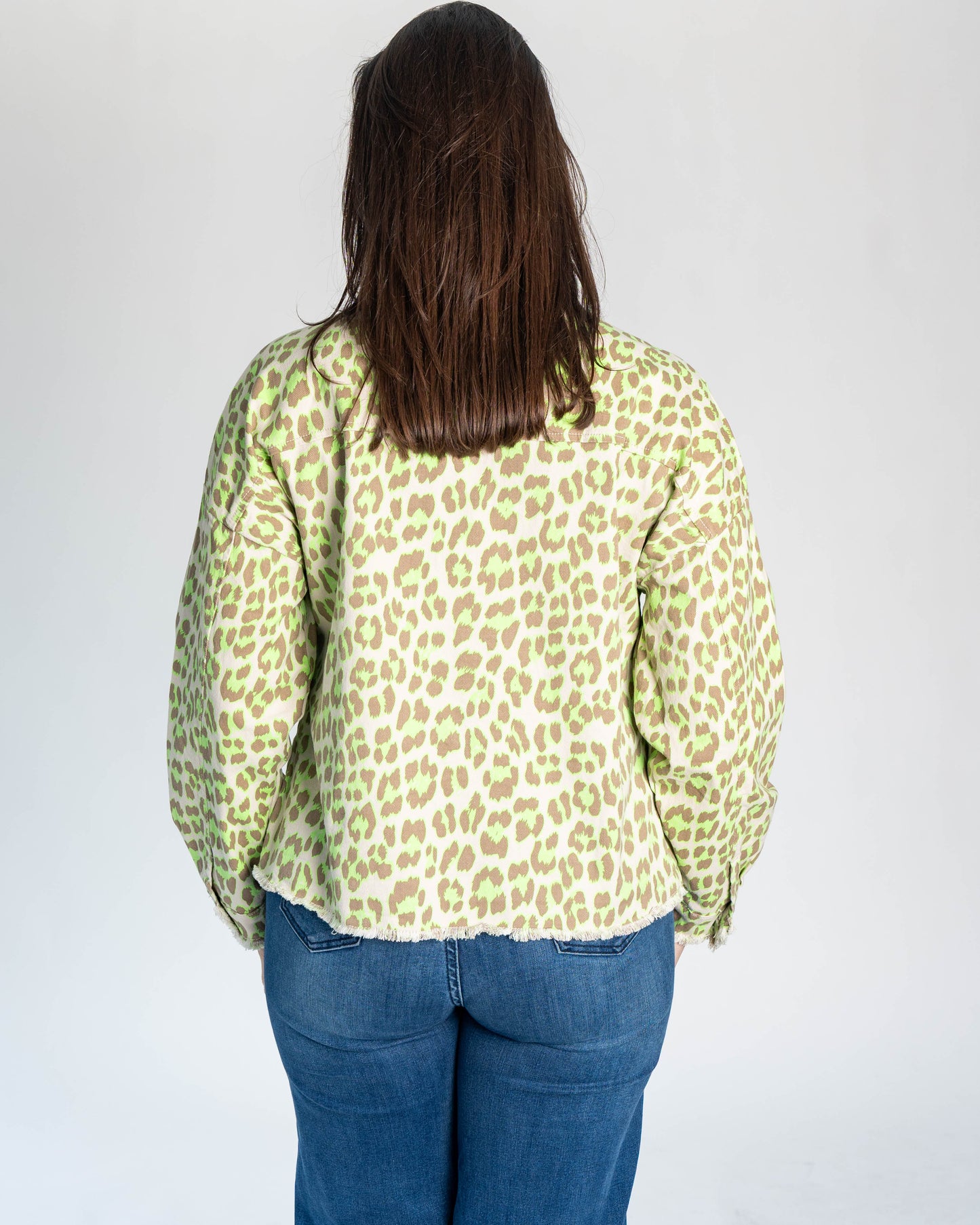 Chaqueta Print Neón Verde