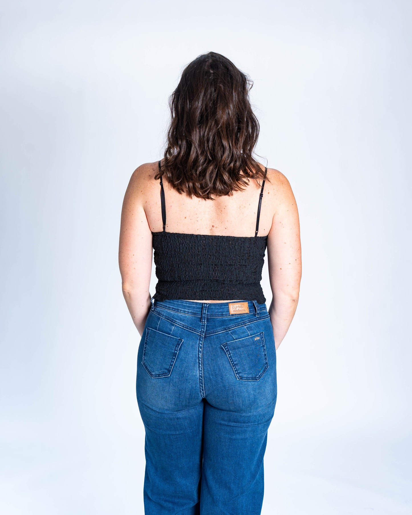 Top Encaje Marisol Negro