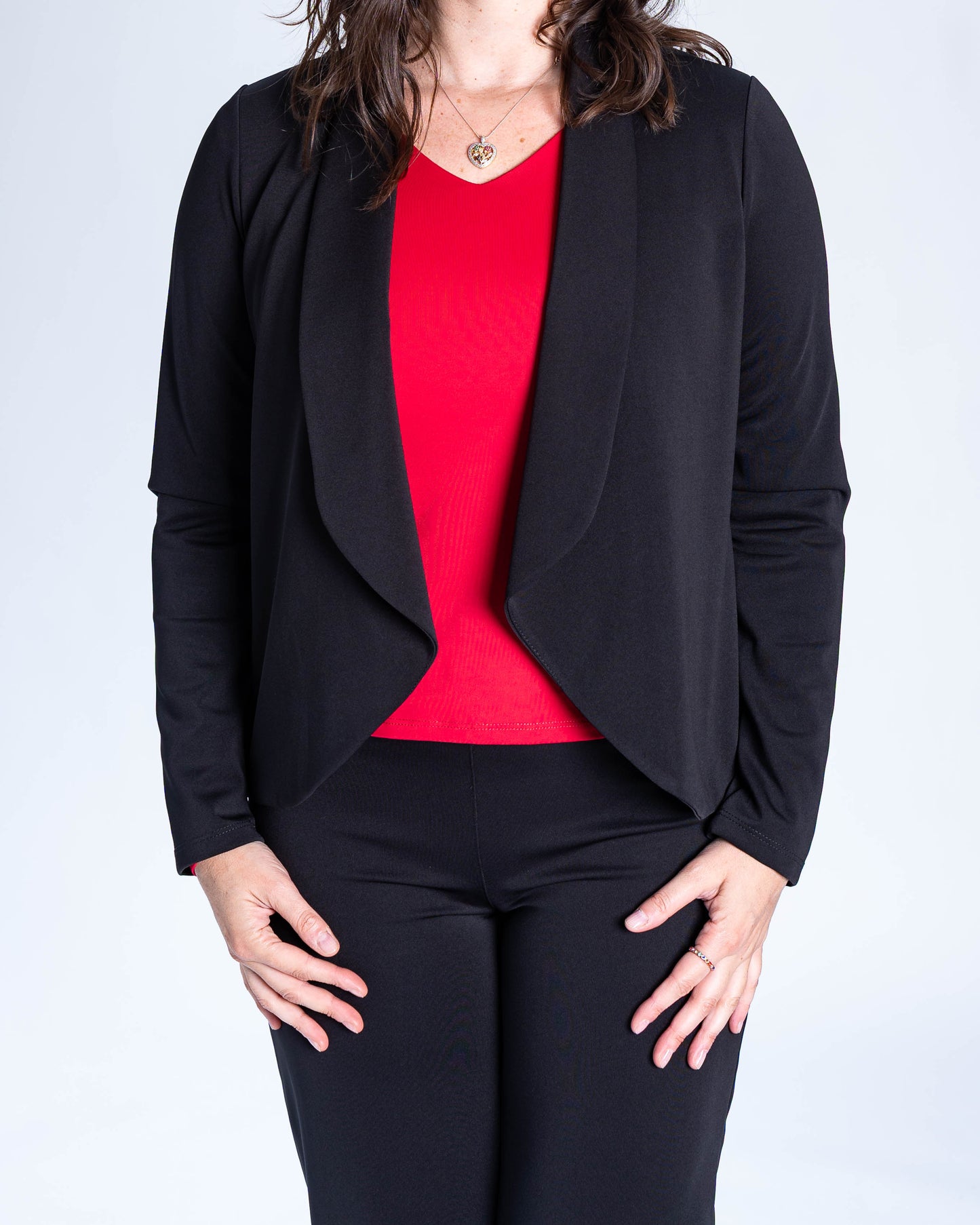 Chaqueta Ignacia Manga Larga Negra