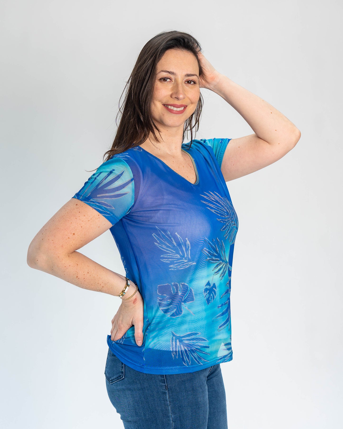 Polera Andrea Hojas Calipso