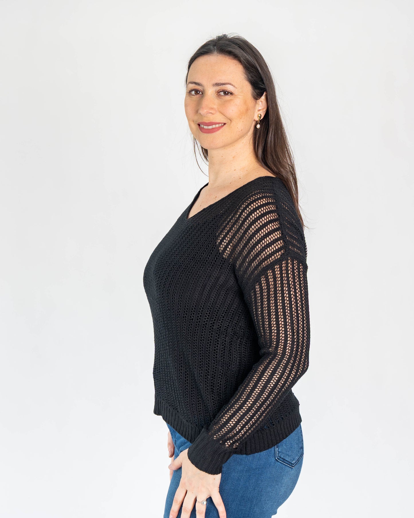 Sweater Luna Hilo Negro