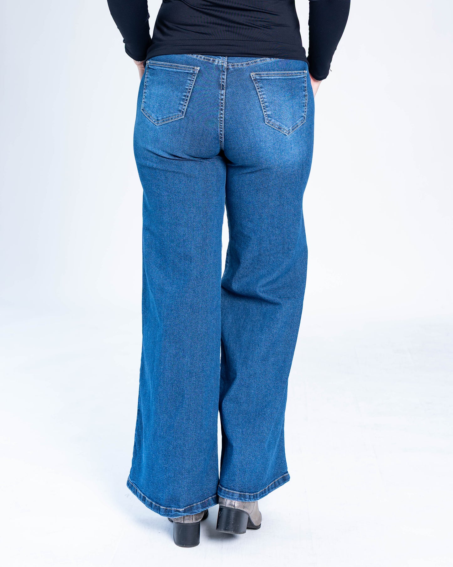 Jeans Palazzo Classic Azul