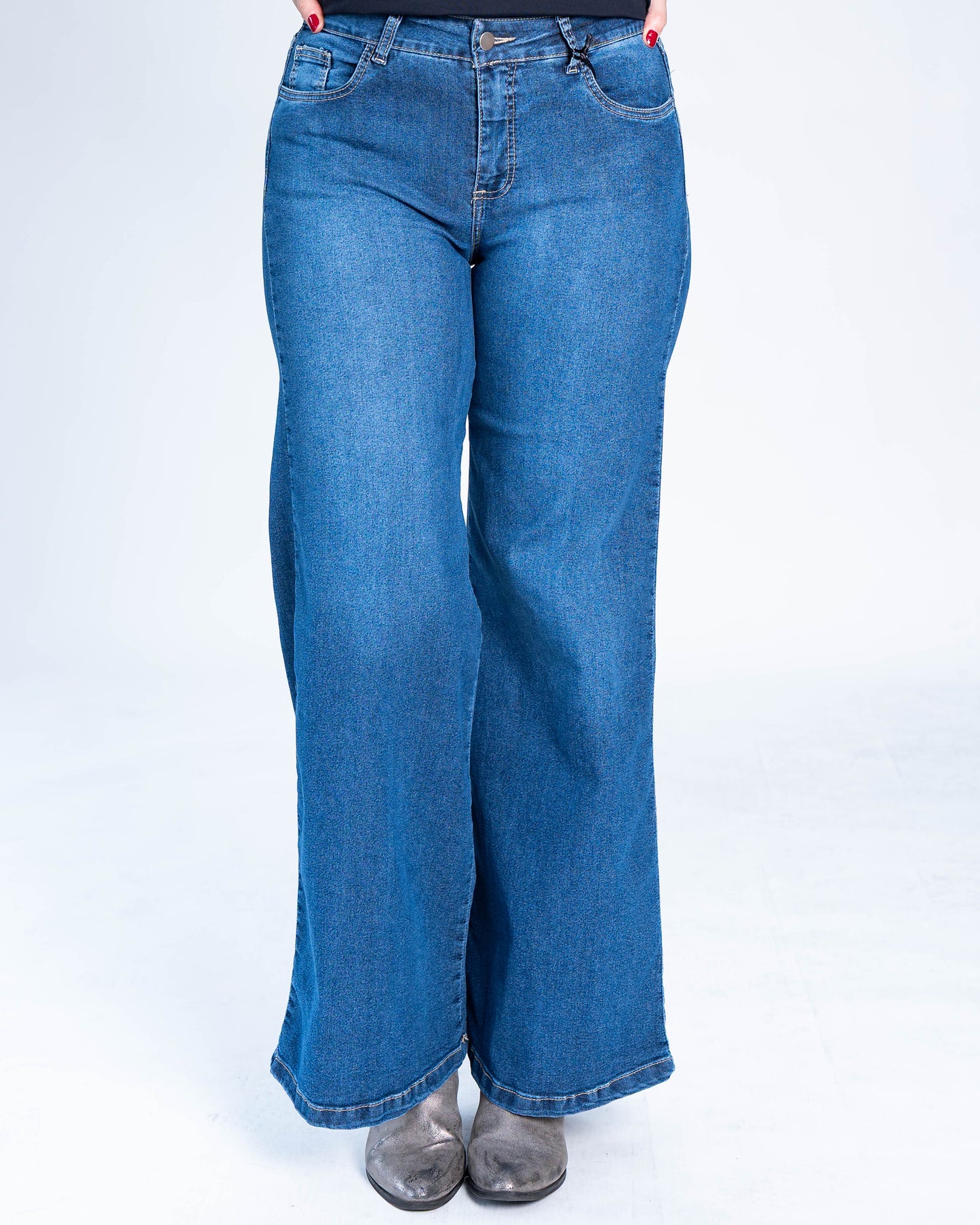Jeans Palazzo Classic Azul