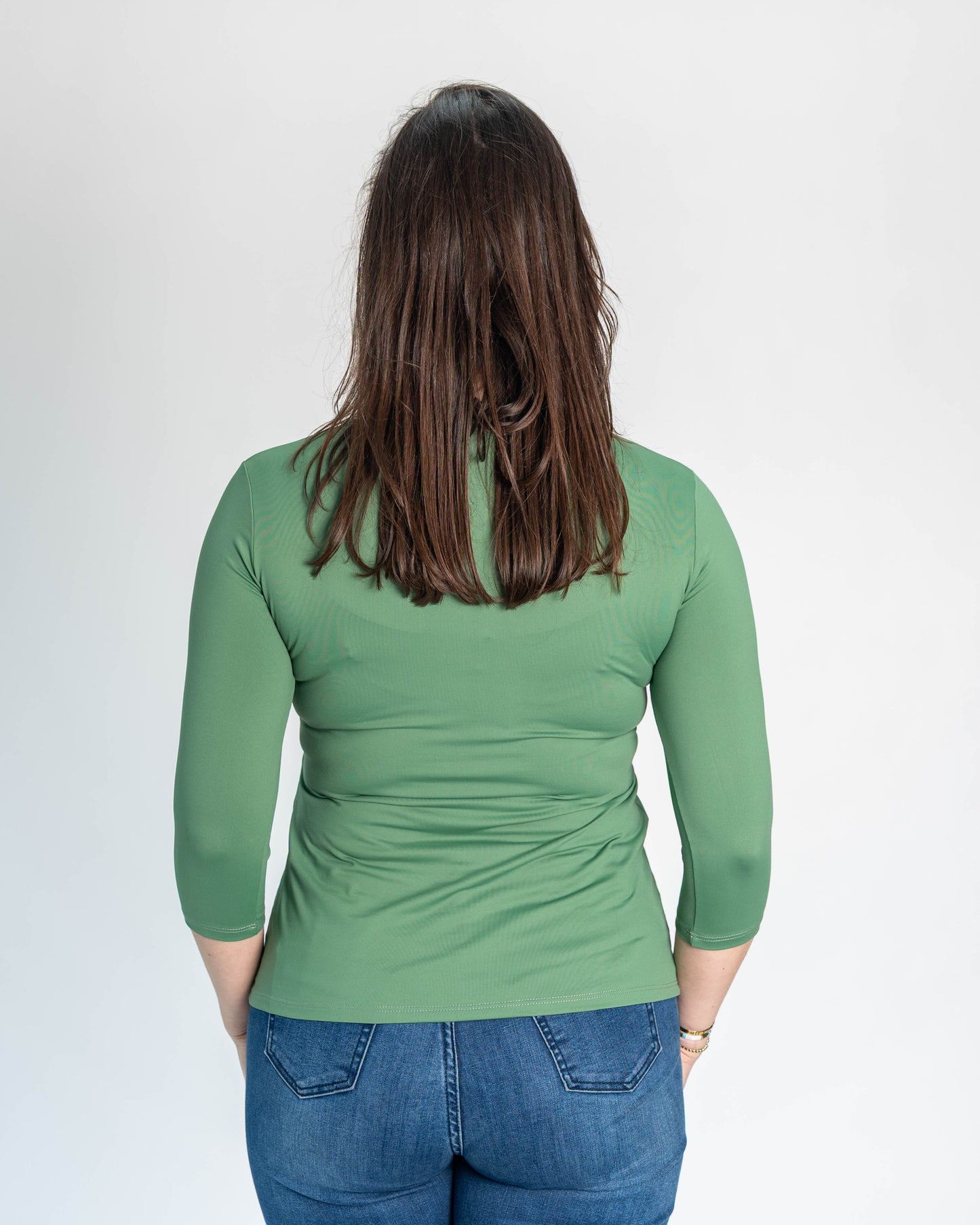 Polera Básica Carolina Verde
