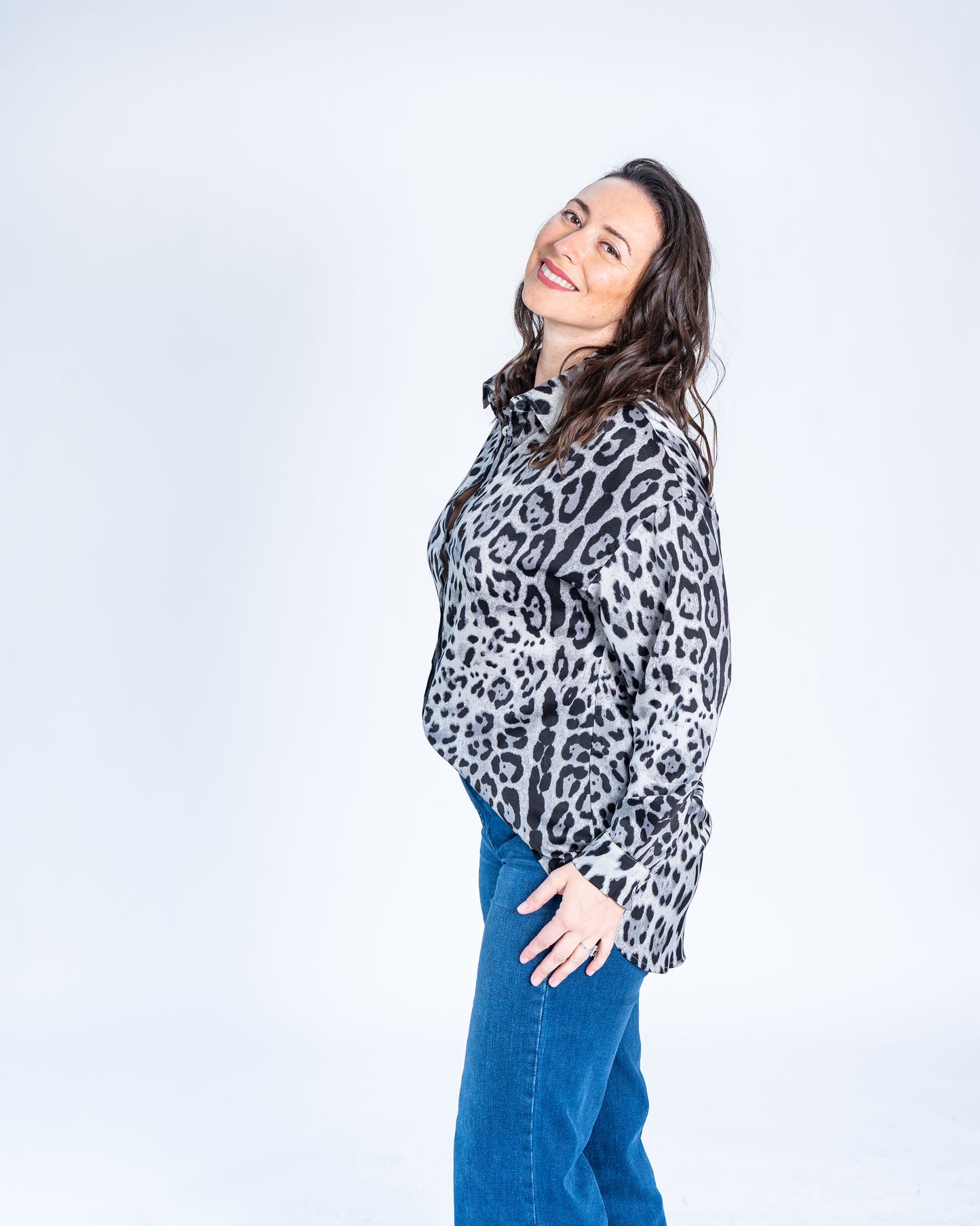 Blusa Jenny Print Gris