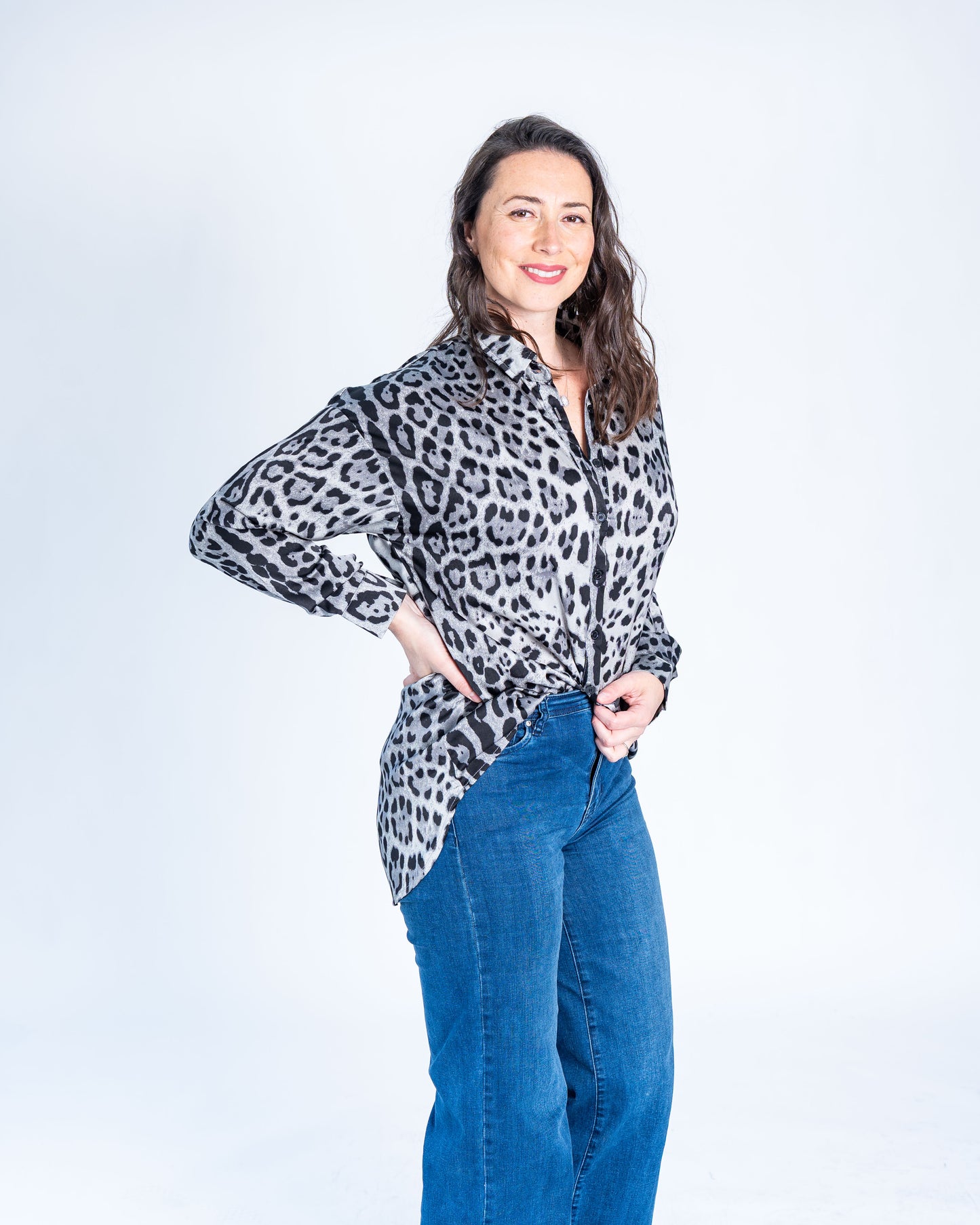 Blusa Jenny Print Gris