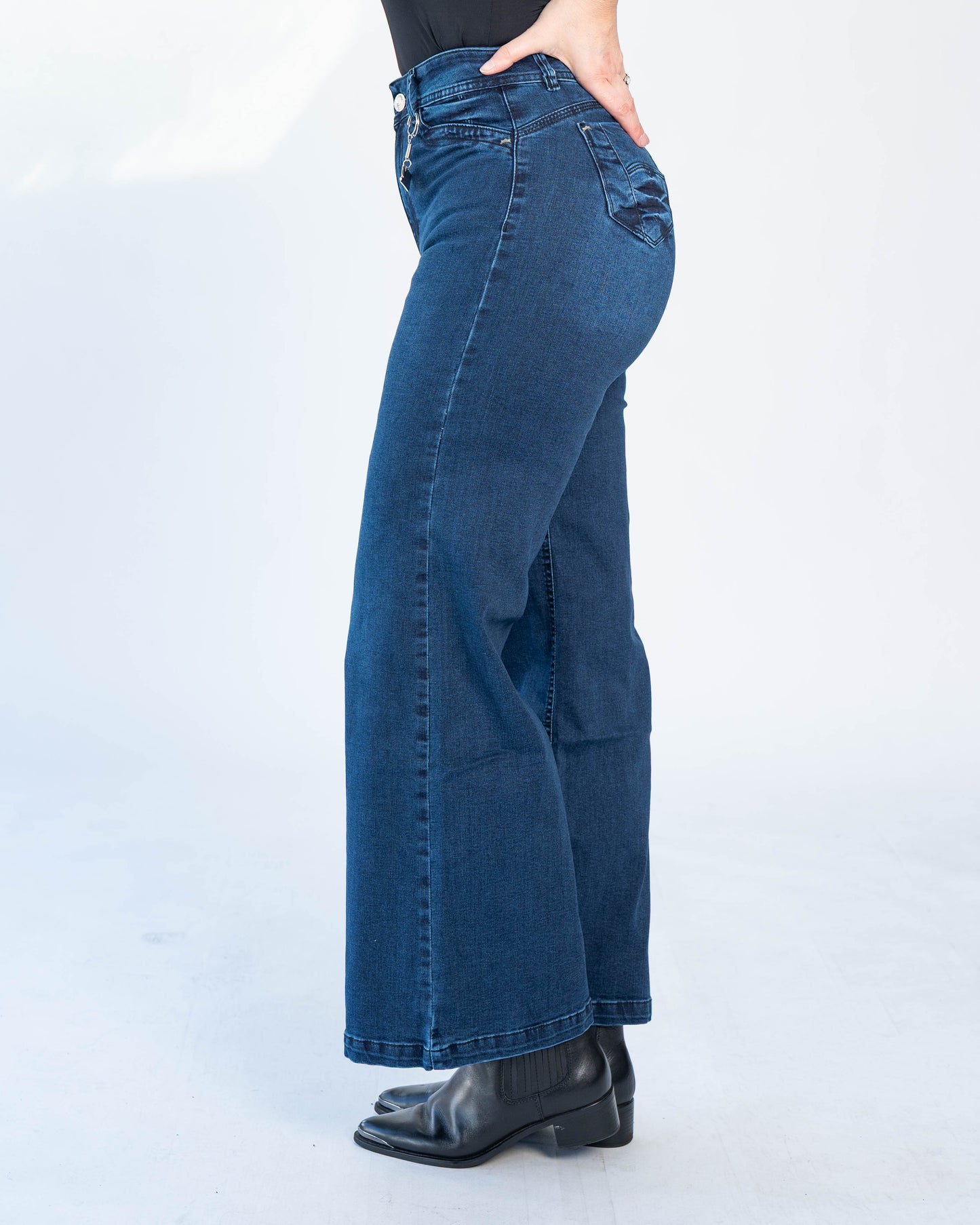 Jeans Sandy Azul Lentejuelas
