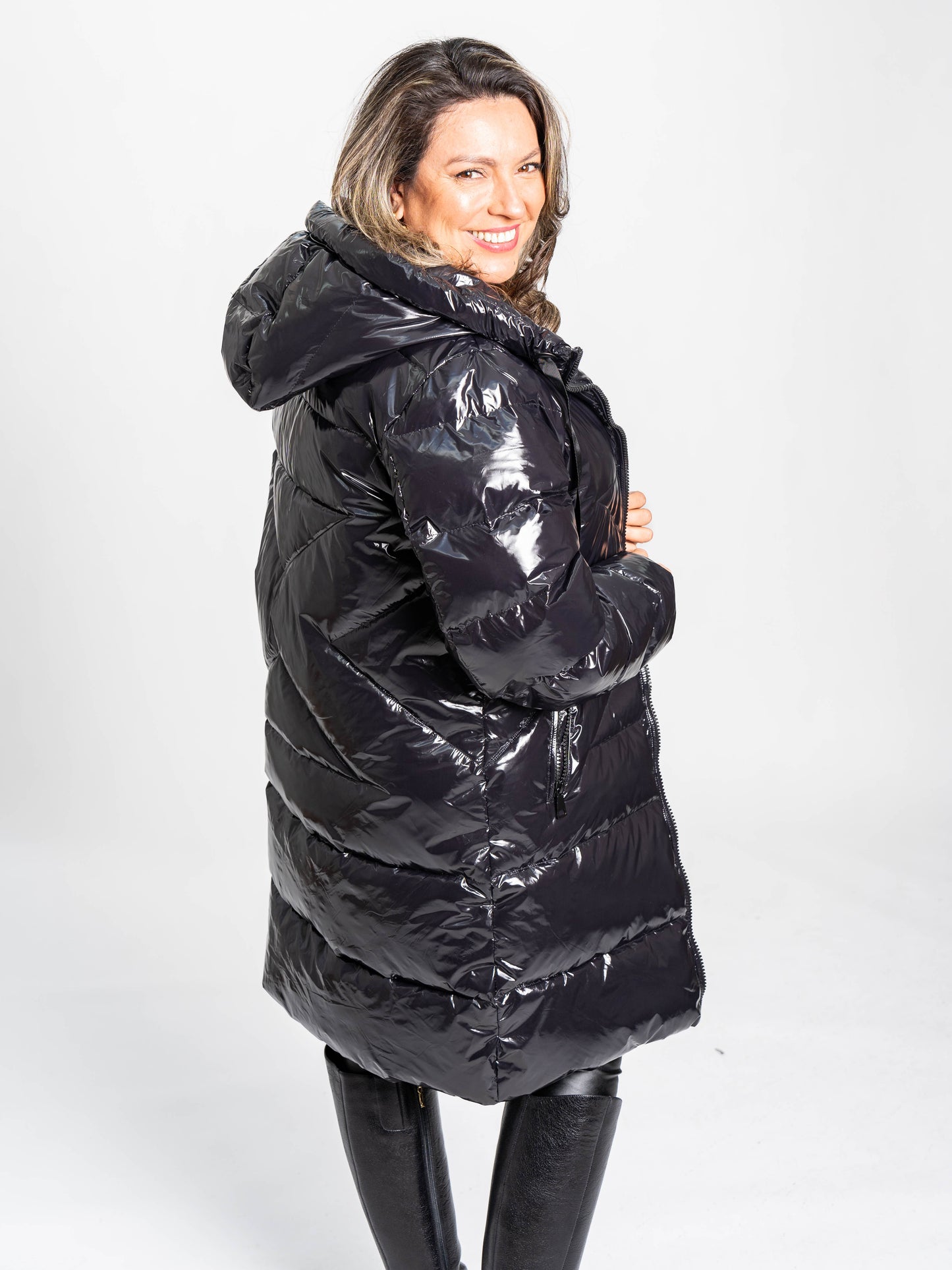 Parka Impermeable Negra