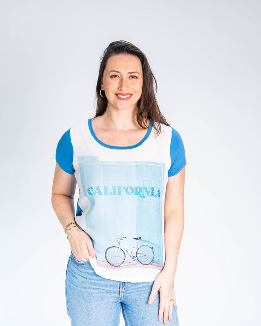 Polera BR Natalia Celeste