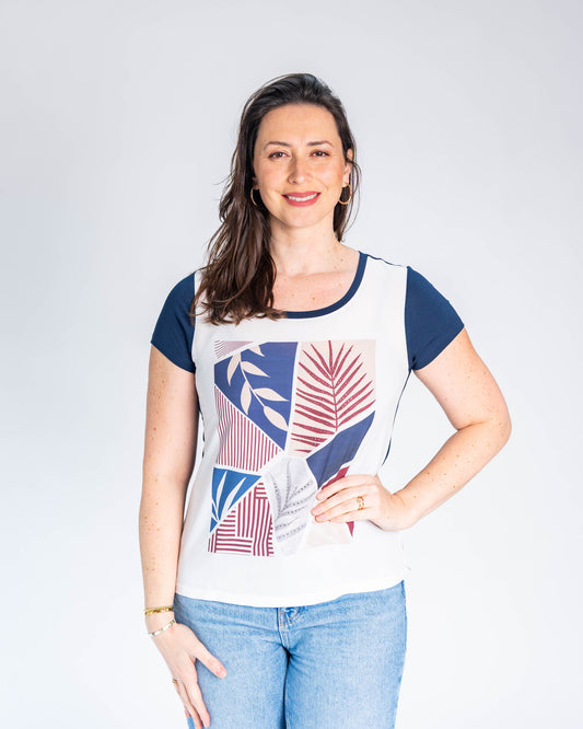 Polera BR Leticia Azul