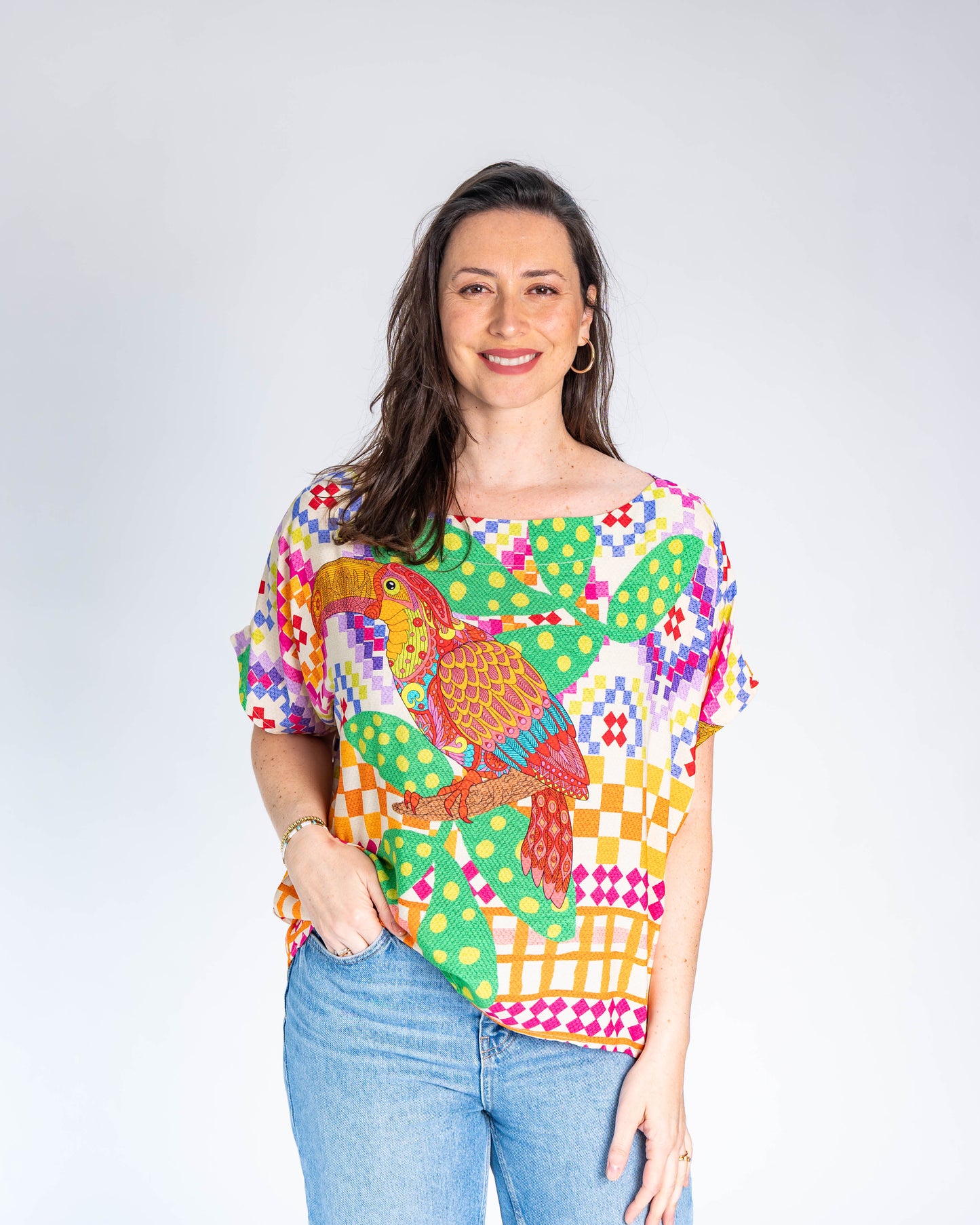 Polera BR Luana Cuadros Clara