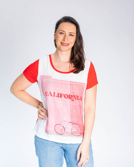 Polera BR Natalia Rojo