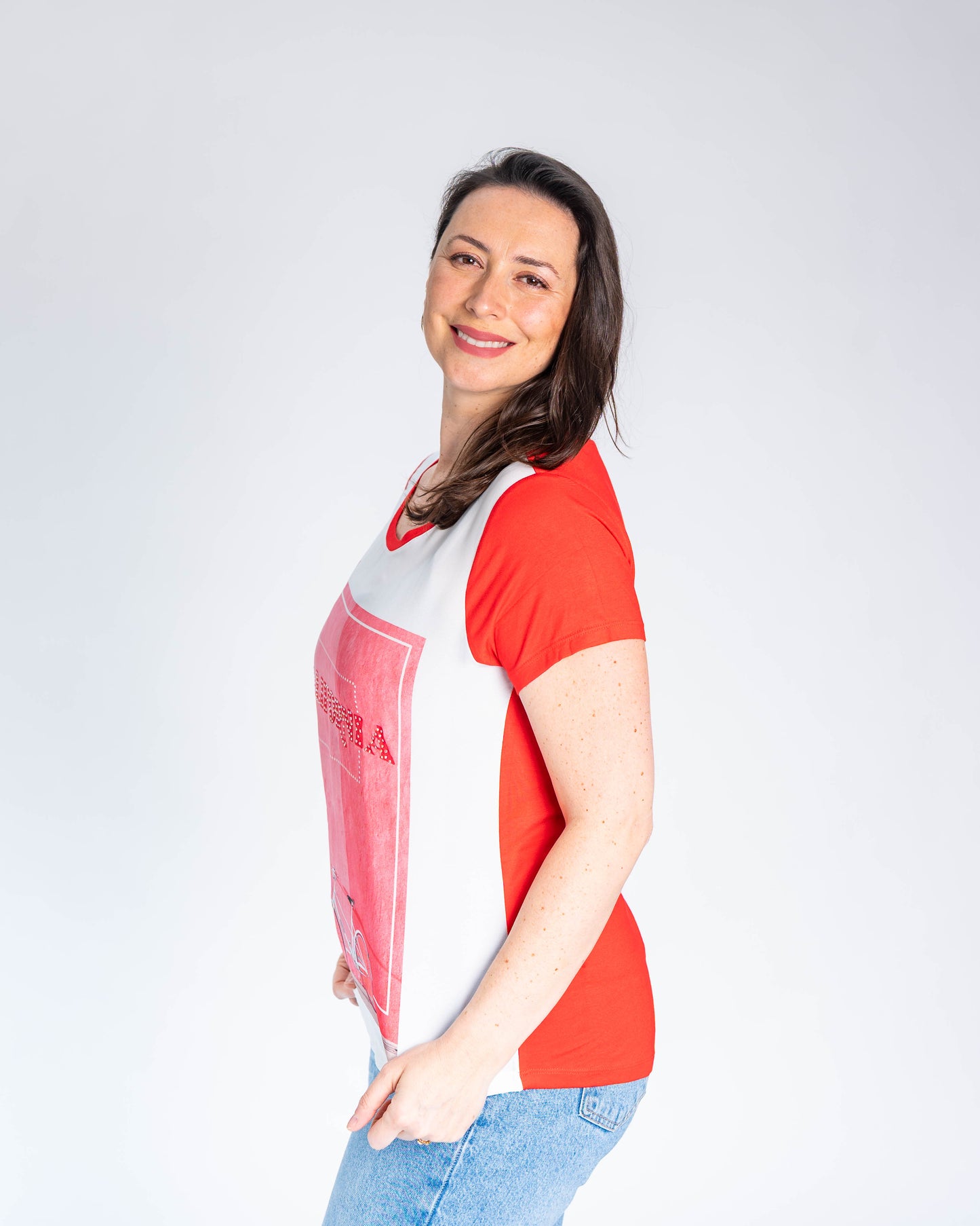 Polera BR Natalia Rojo