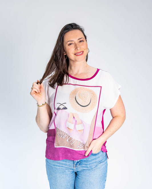Polera BR Summer Magenta