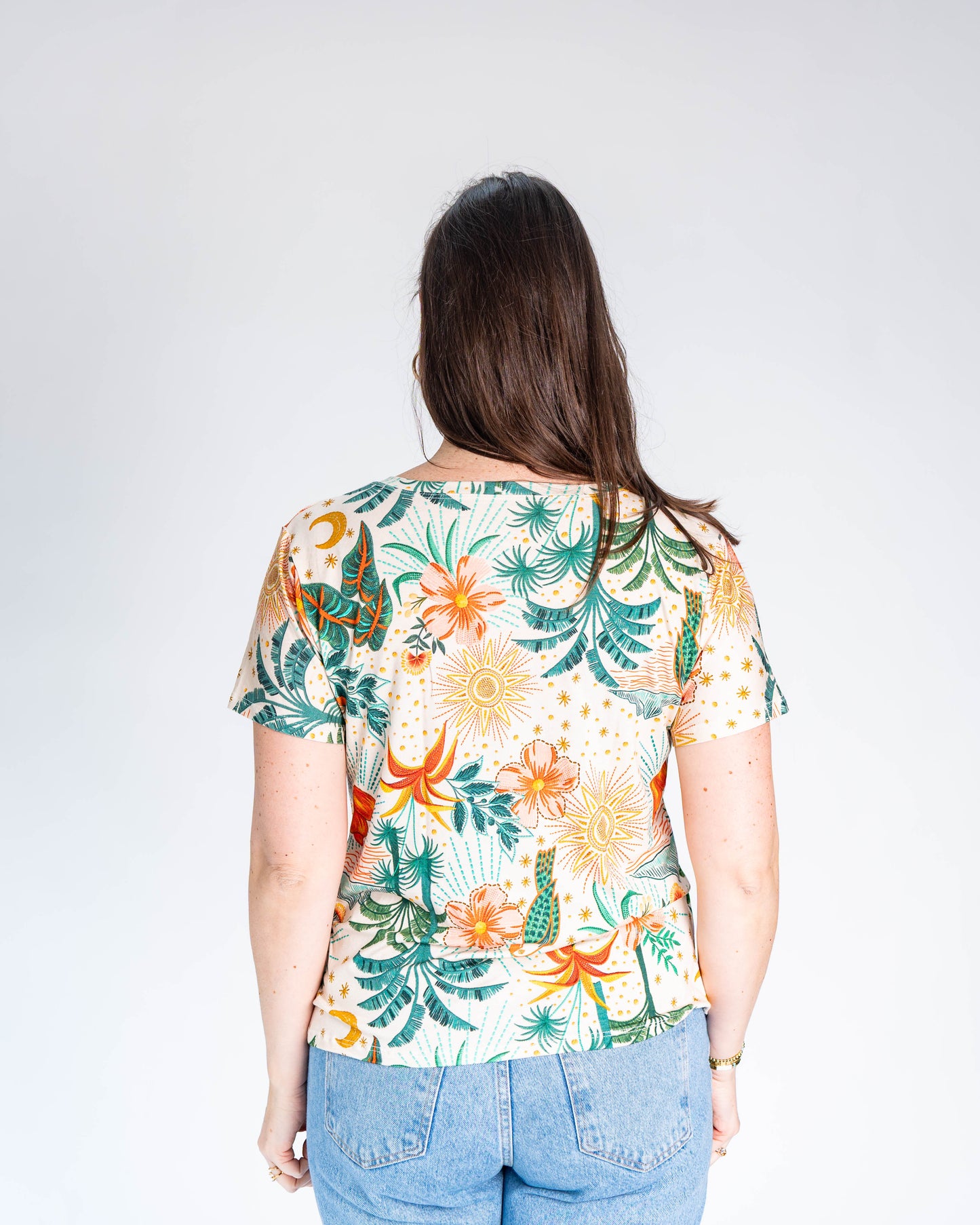 Polera BR Catalina Flores Calipso