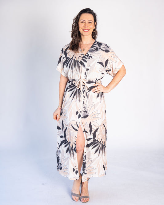 Vestido BR Vivianne Negro/Beige