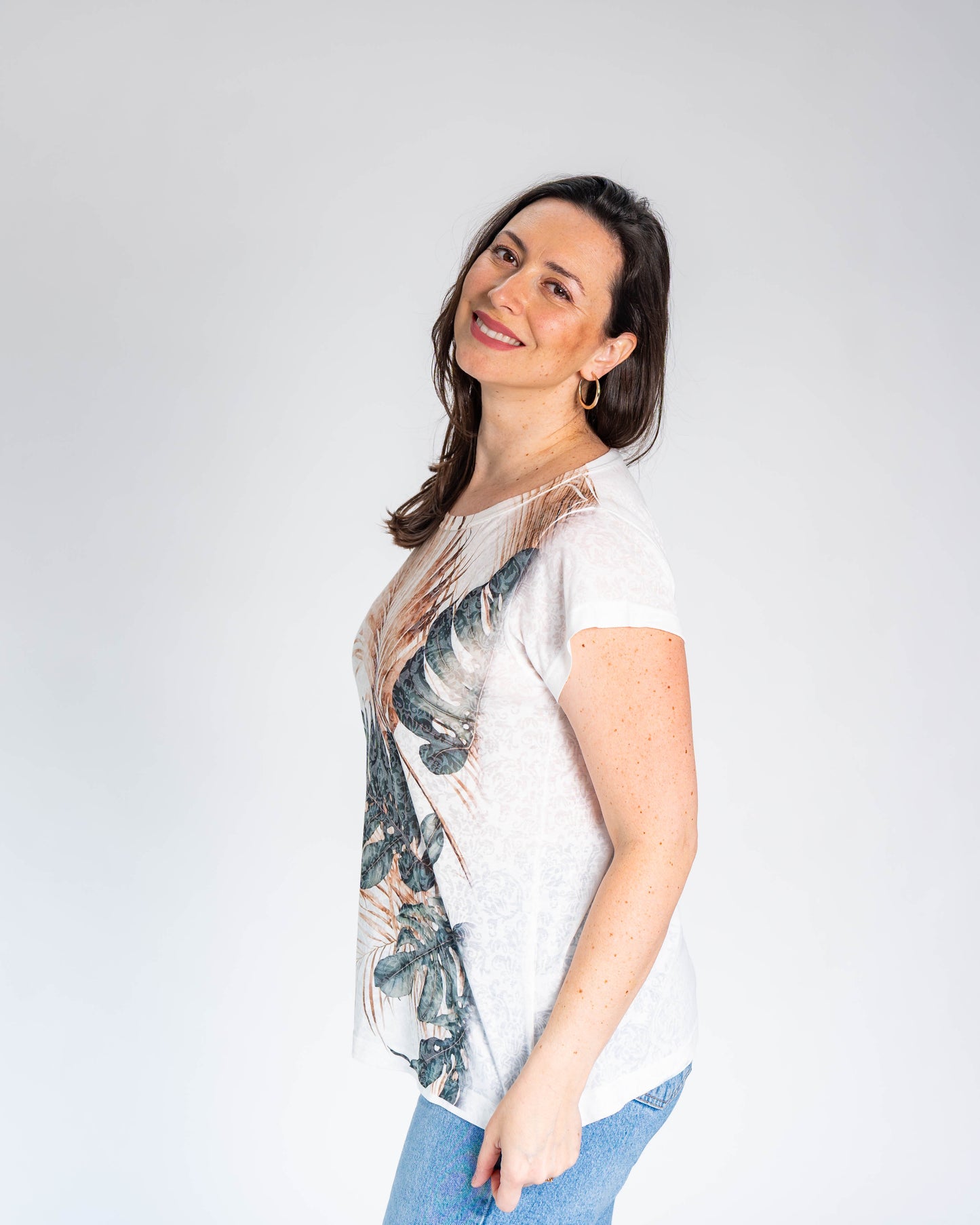 Polera BR Aline Hojas