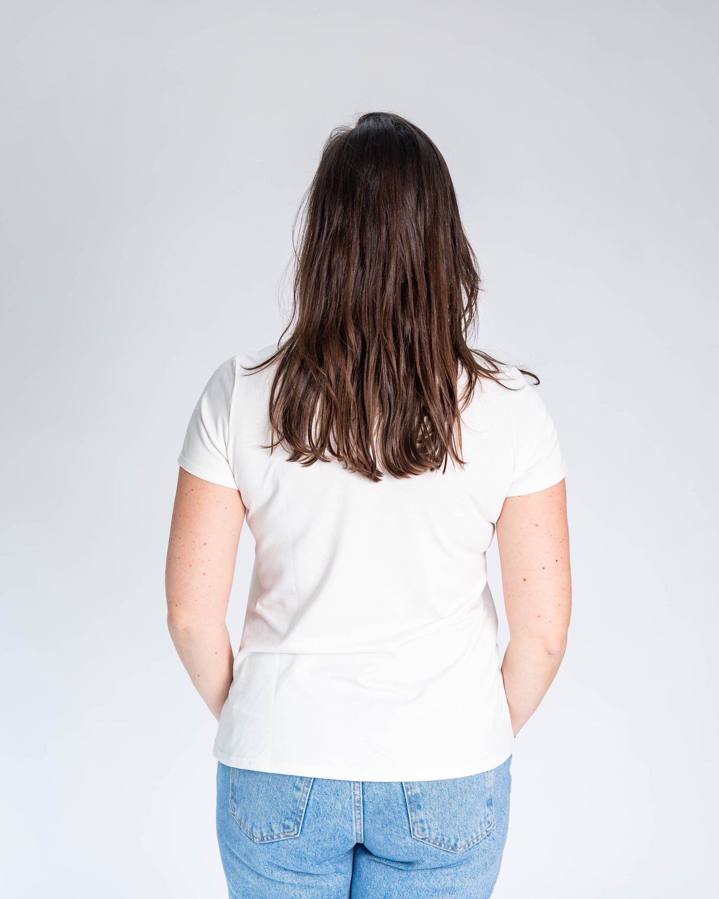 Polera BR Fernanda Just Be Cool Print Blanco