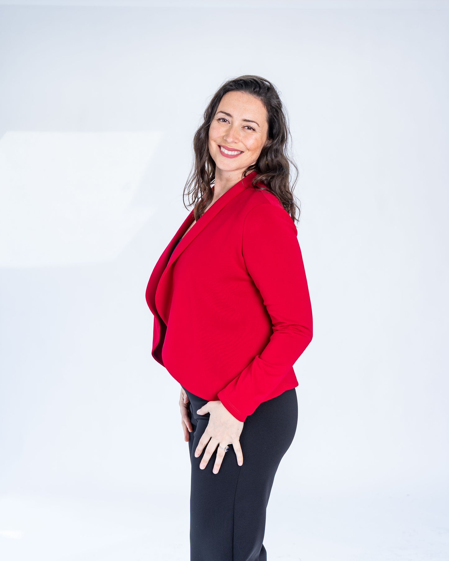 Chaqueta Ignacia Manga Larga Roja