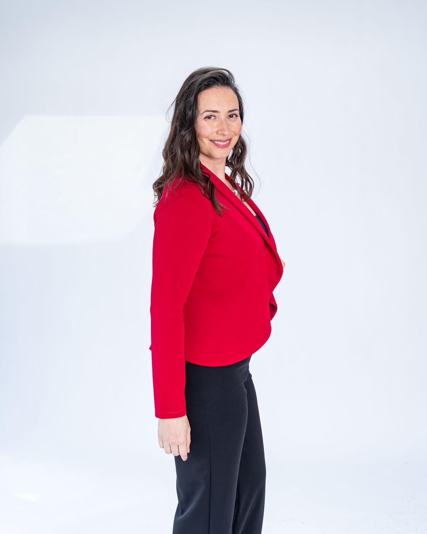 Chaqueta Ignacia Manga Larga Roja