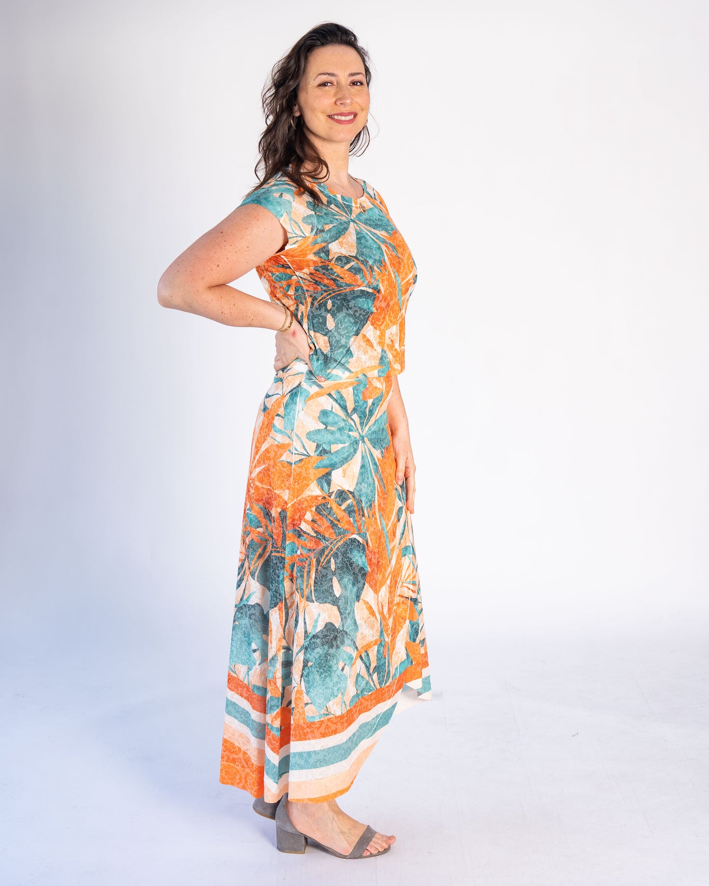 Conjunto Polera y Falda Solange Naranjo