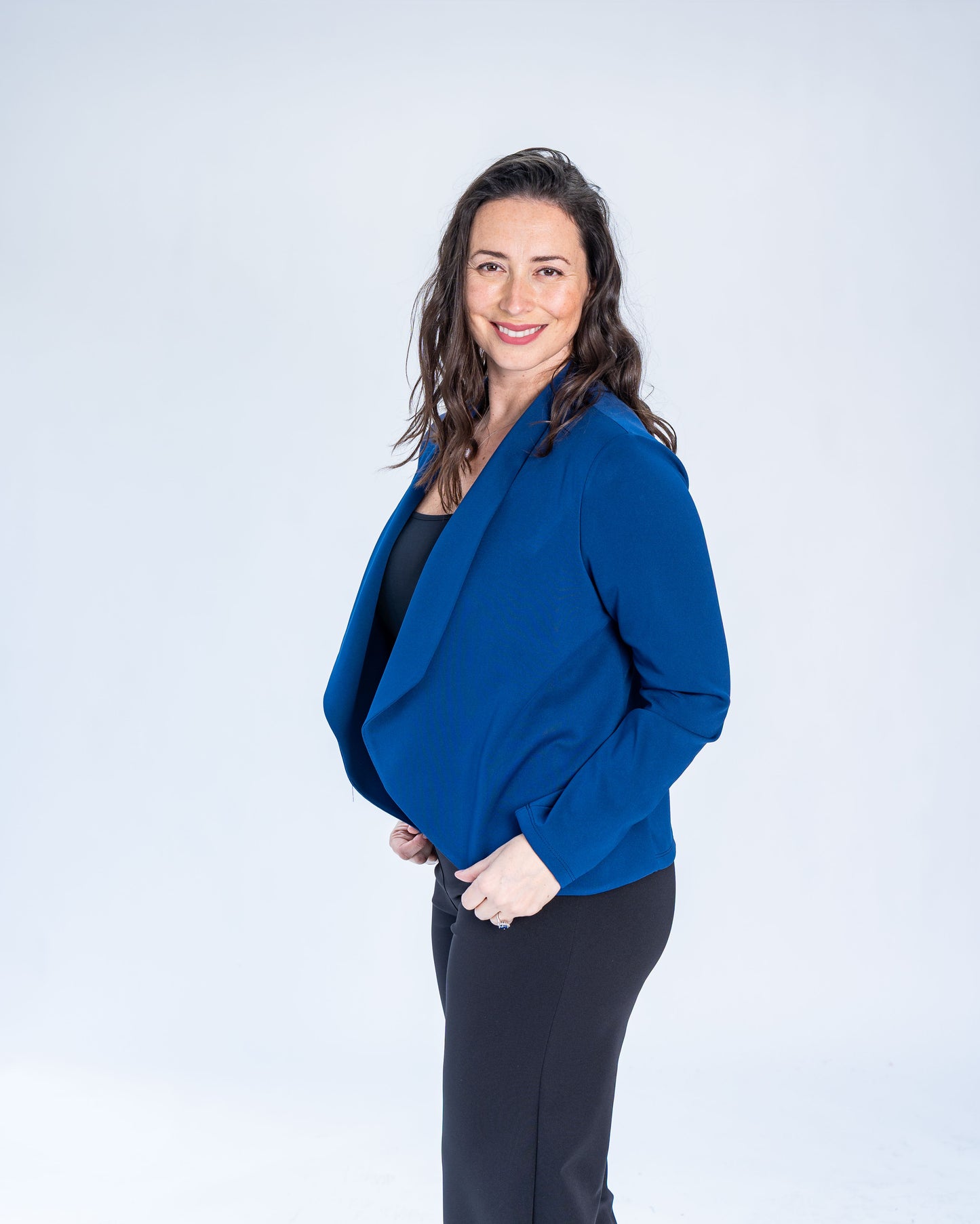 Chaqueta Ignacia Manga Larga Azul