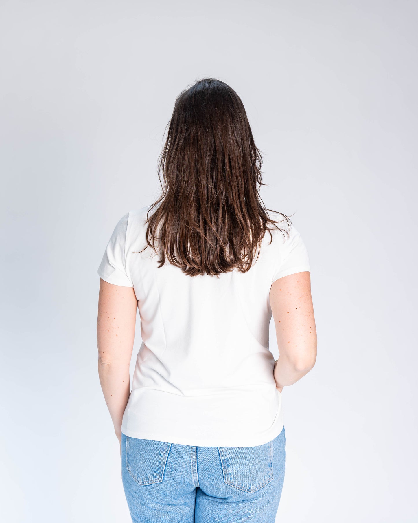 Polera BR Fernanda Exclusively Print Blanco