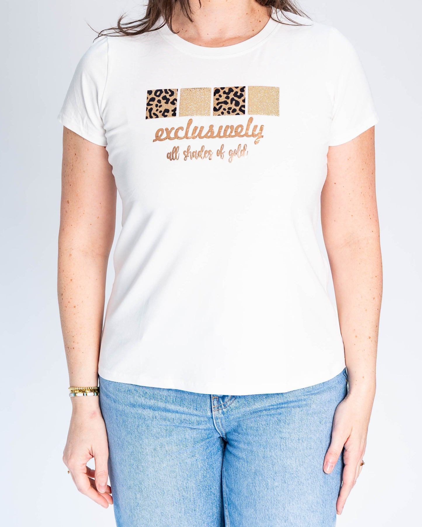 Polera BR Fernanda Exclusively Print Blanco