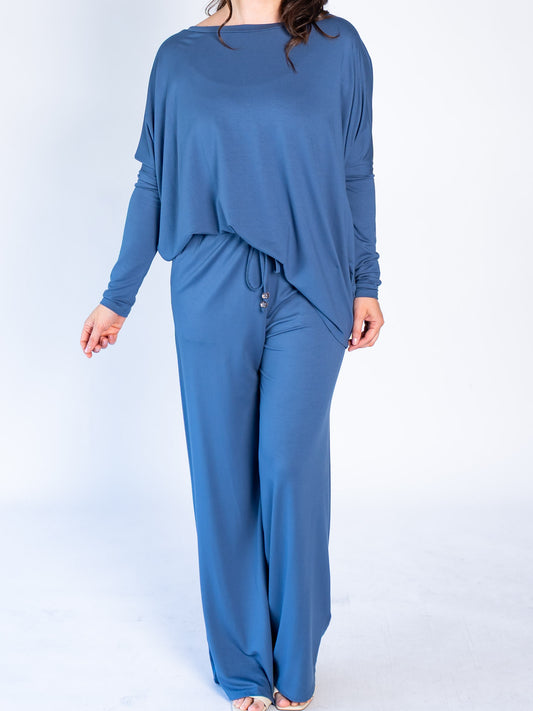 Conjunto BR Liso Marisol Azul