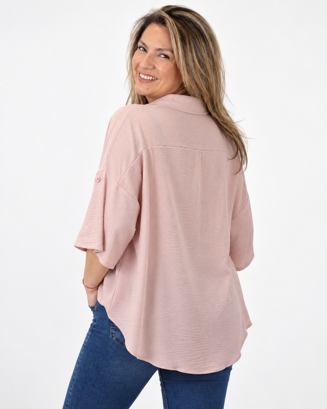 Blusa Lisa Clarita Palo Rosa