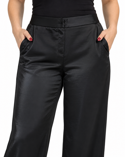 Pantalón Satinado Paulo Negro