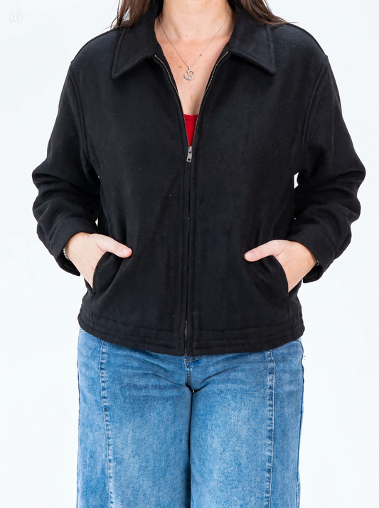 Chaqueta Paño Brenda Negro