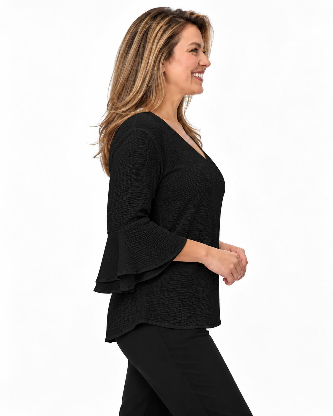 Blusa Elisa Vuelos Negro