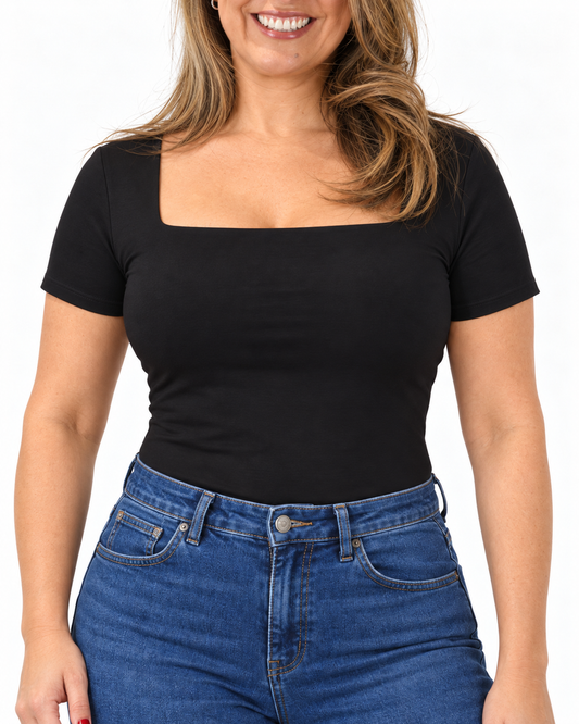 Body Liso Greta Negro