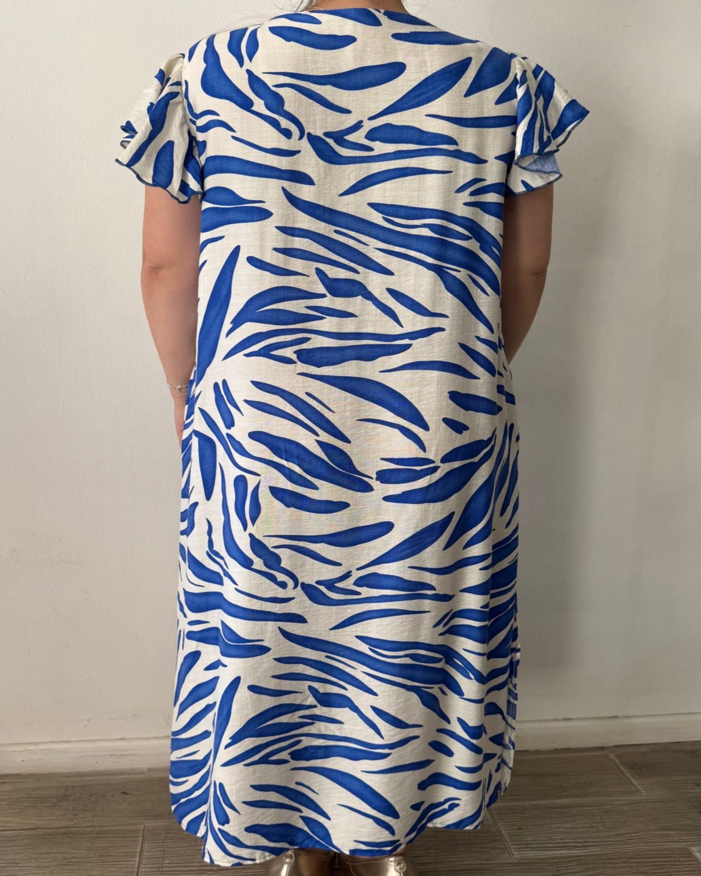 Vestido Rayas Valentina Azul