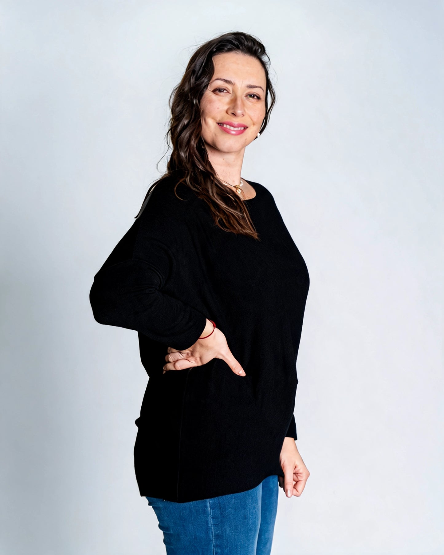 Sweater Hilo Cami Negro