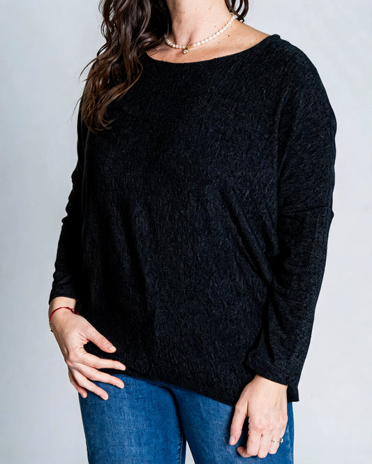 Sweater Hilo Cami Negro