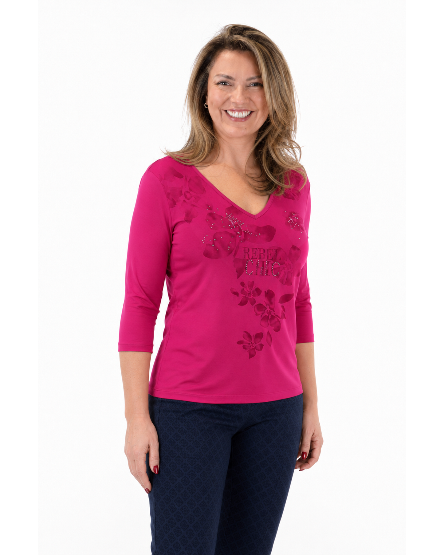 Polera Rebel Chic Rosada