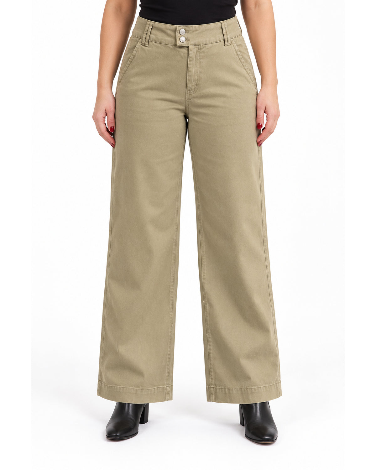 Jeans Martín 2 Botones Beige
