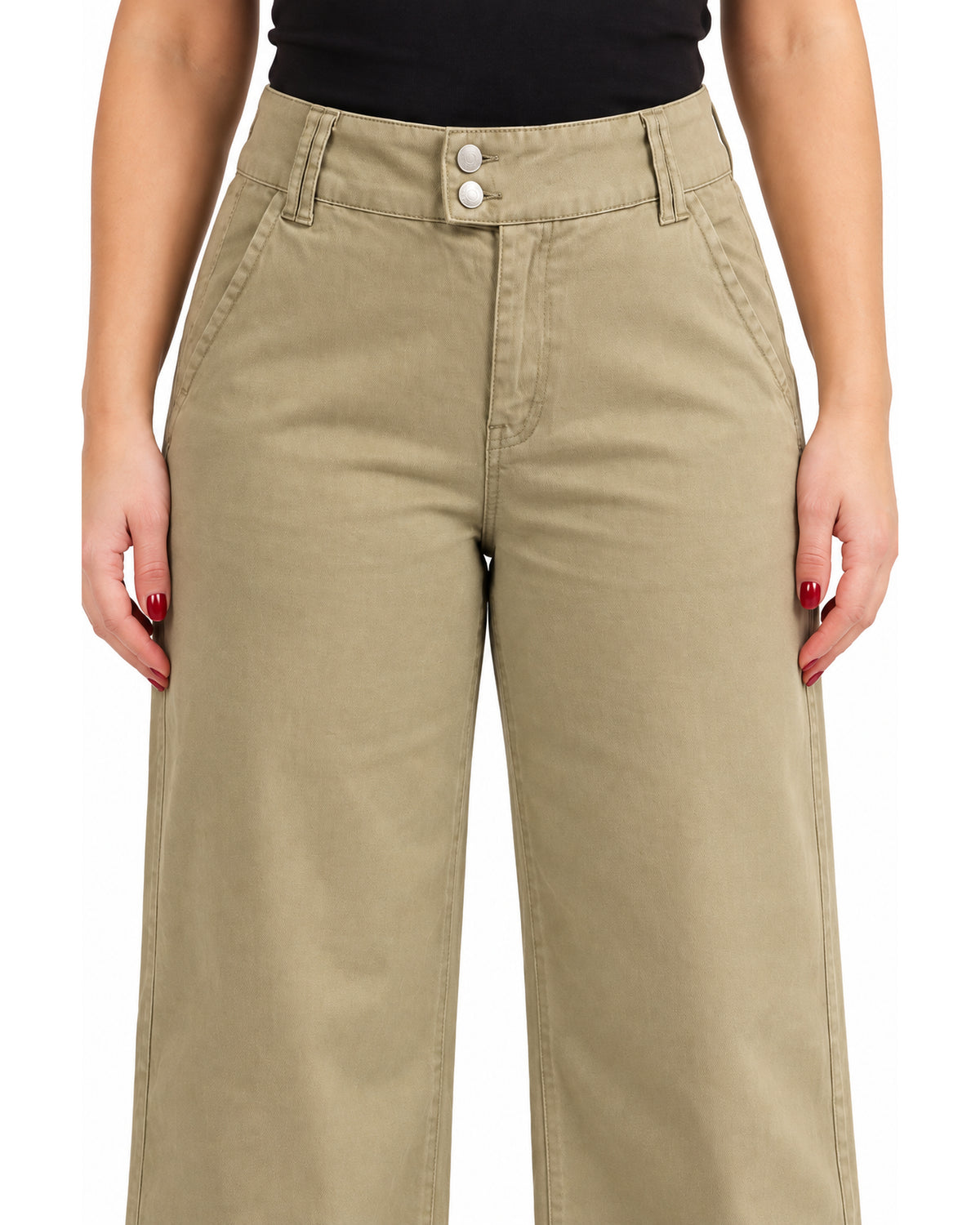 Jeans Martín 2 Botones Beige