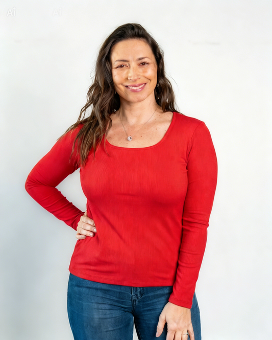 Camiseta con Polar Alice Rojo