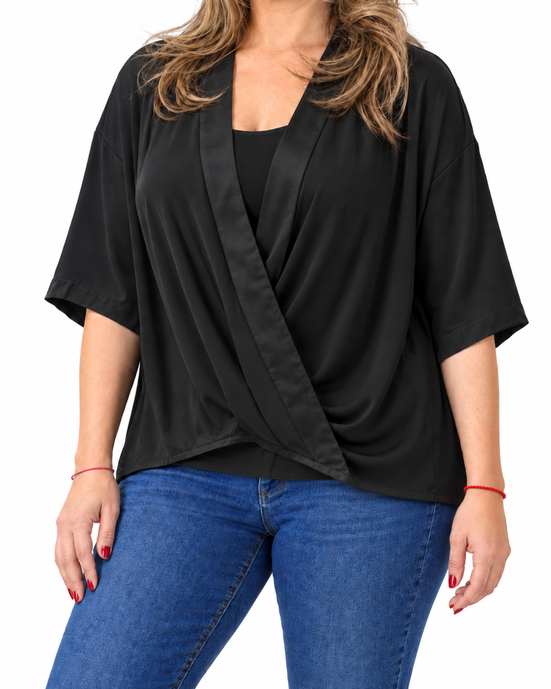 Blusa Cruzada Negro