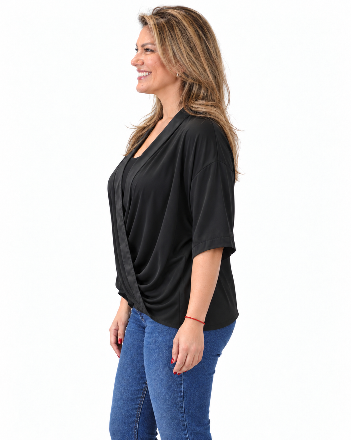 Blusa Cruzada Negro