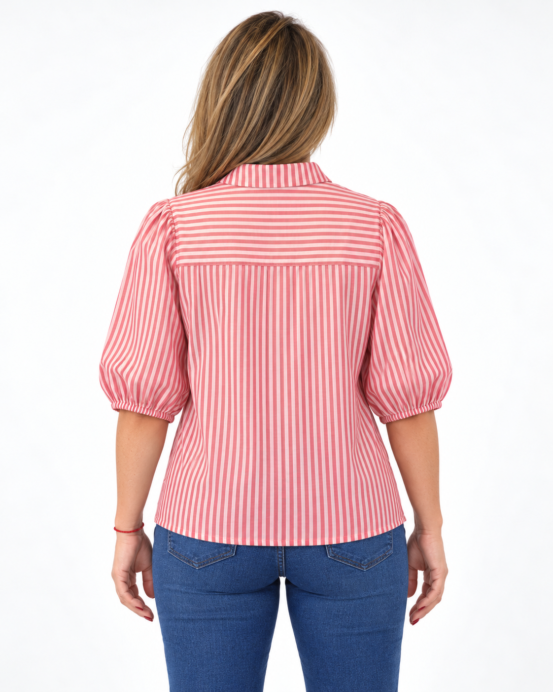 Blusa Listada Paloma Rosada