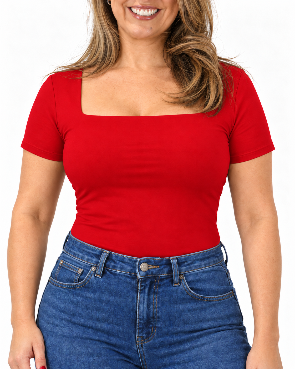 Body Liso Greta Rojo