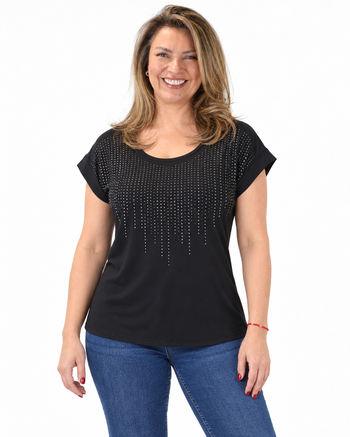 Polera Fiesta Cristi Negro