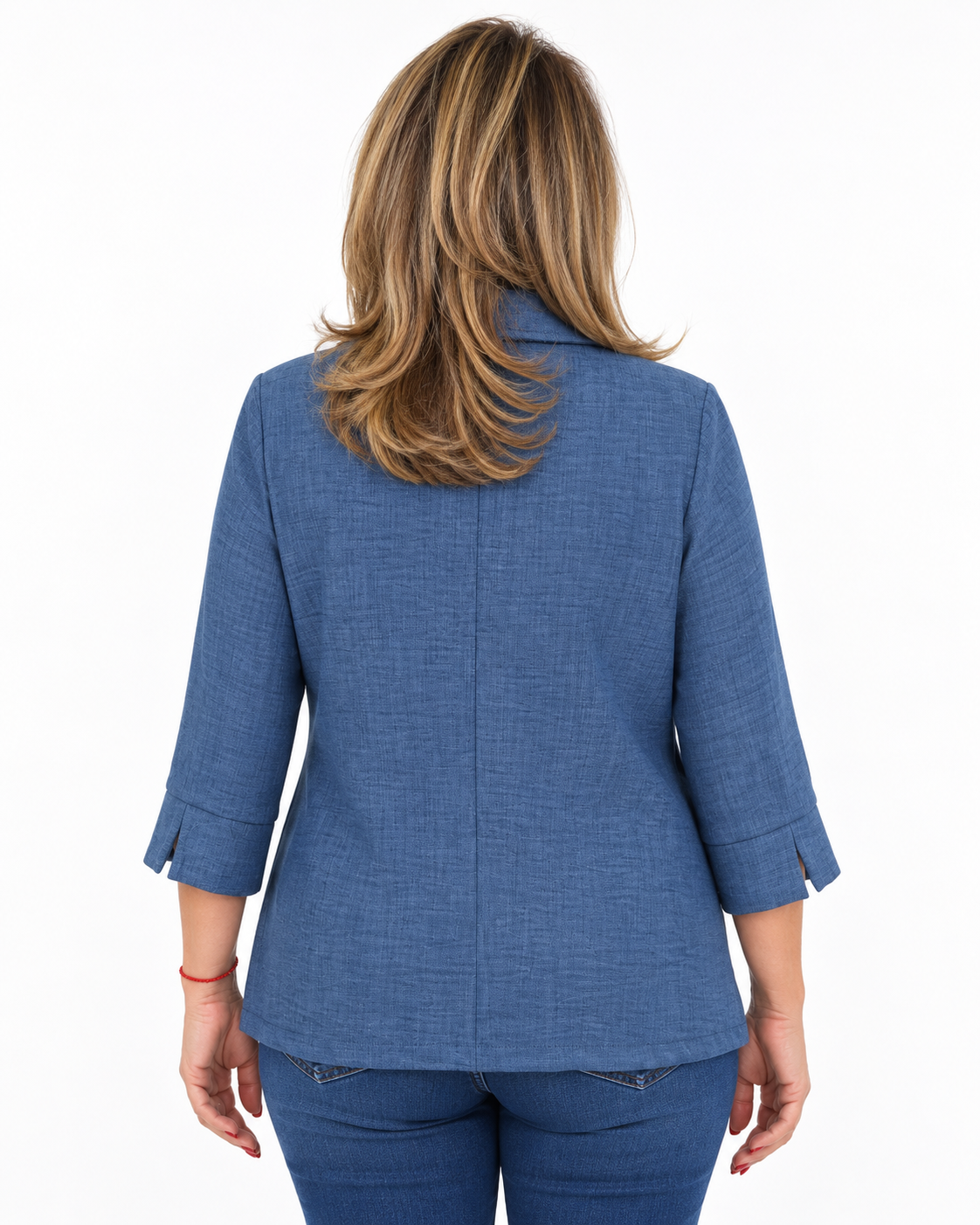 Chaqueta Matilde Manga 3/4 Azul